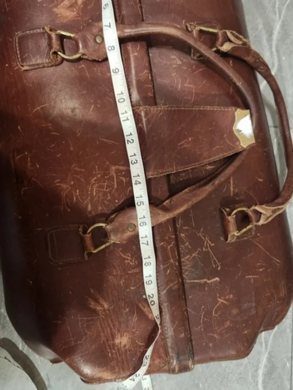 1940s Leonhard Heyden Leather Doctor Bag Handmade Germany Vintage Travel Satchel